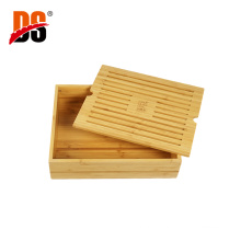 DS Factory Wood Gift Box Wooden & Bamboo Box Tea Storage Box With Lid